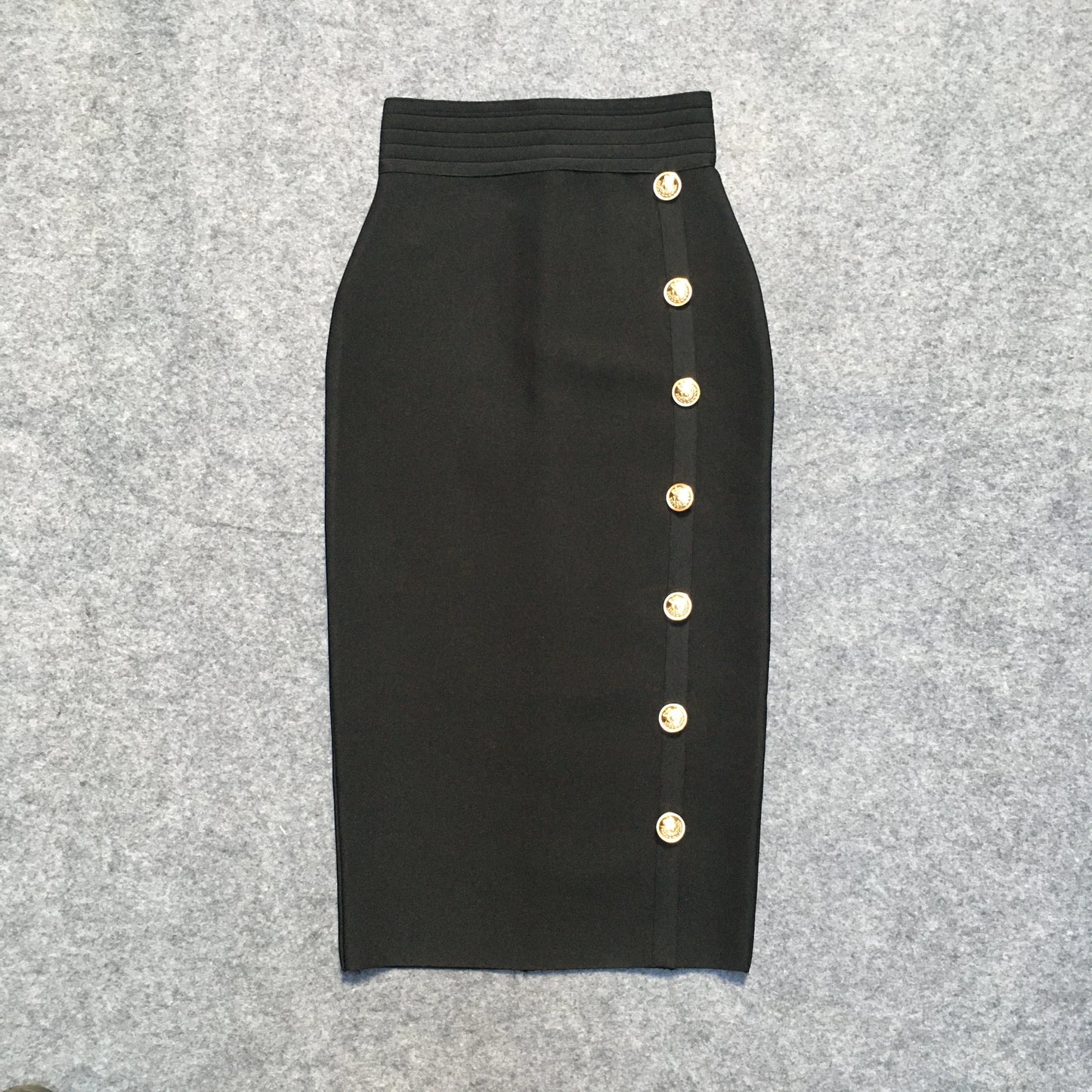 Summer Elegant Midi Pencil Skirt High Waist