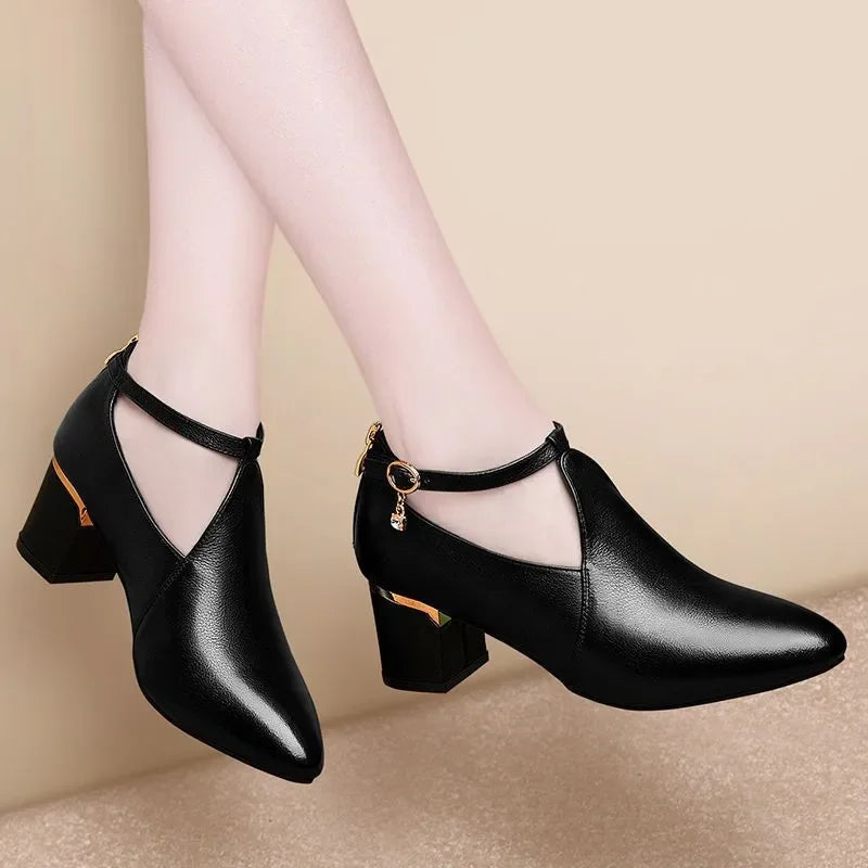 Women Casual European Design High Quality Spring Lace Up Shoes