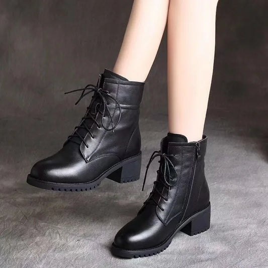 High Quality Ladies Shoes Side Zipper Women's Boots