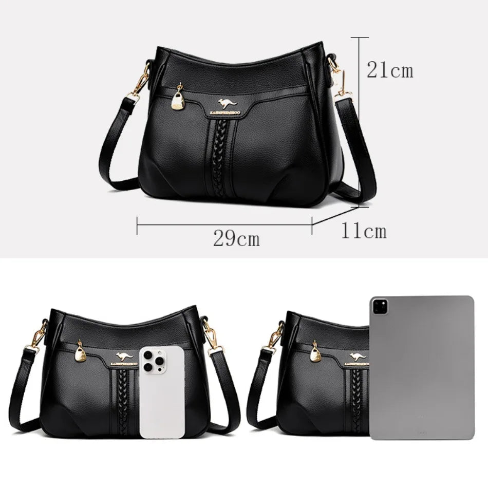 High Quality Soft Leather Women's Handbag