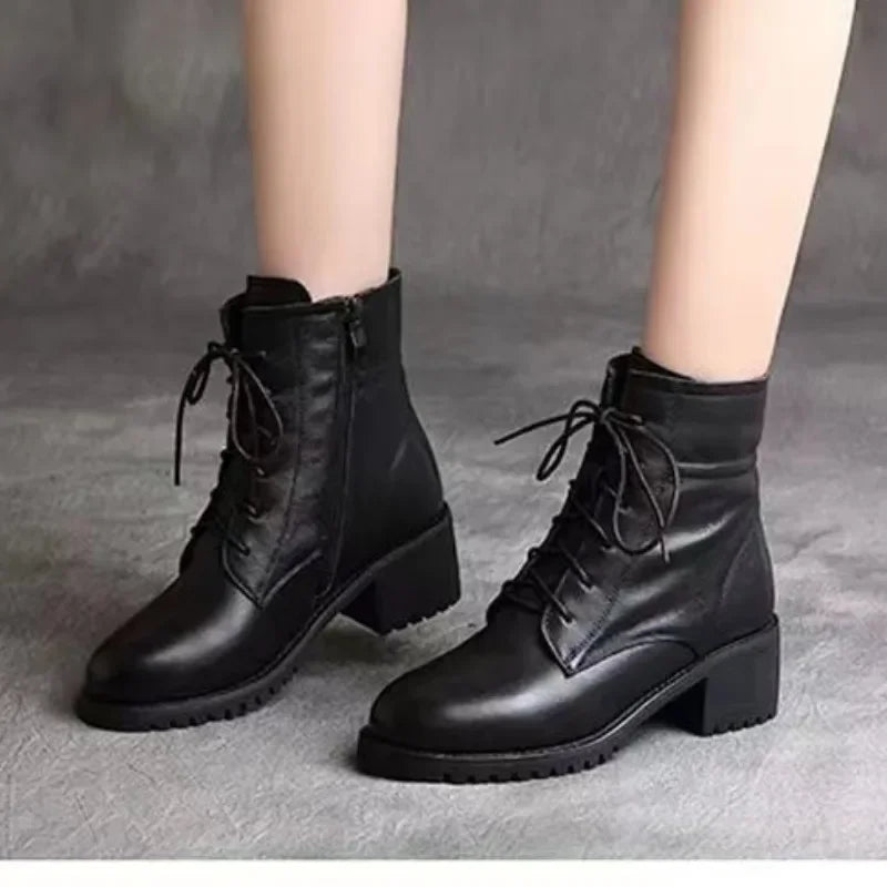 High Quality Ladies Shoes Side Zipper Women's Boots