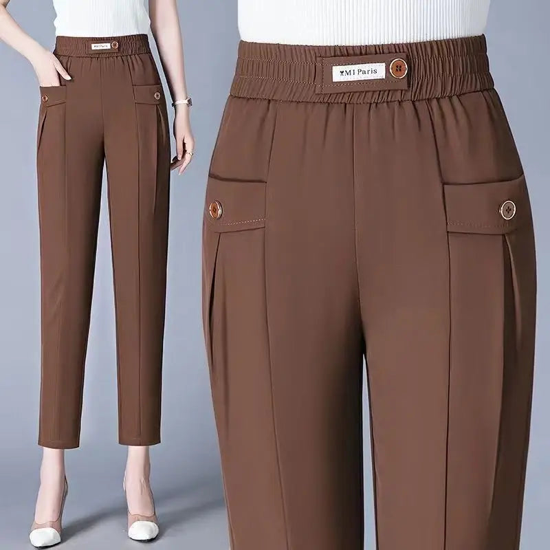 Office Lady Fashion Korean Harlen Pants