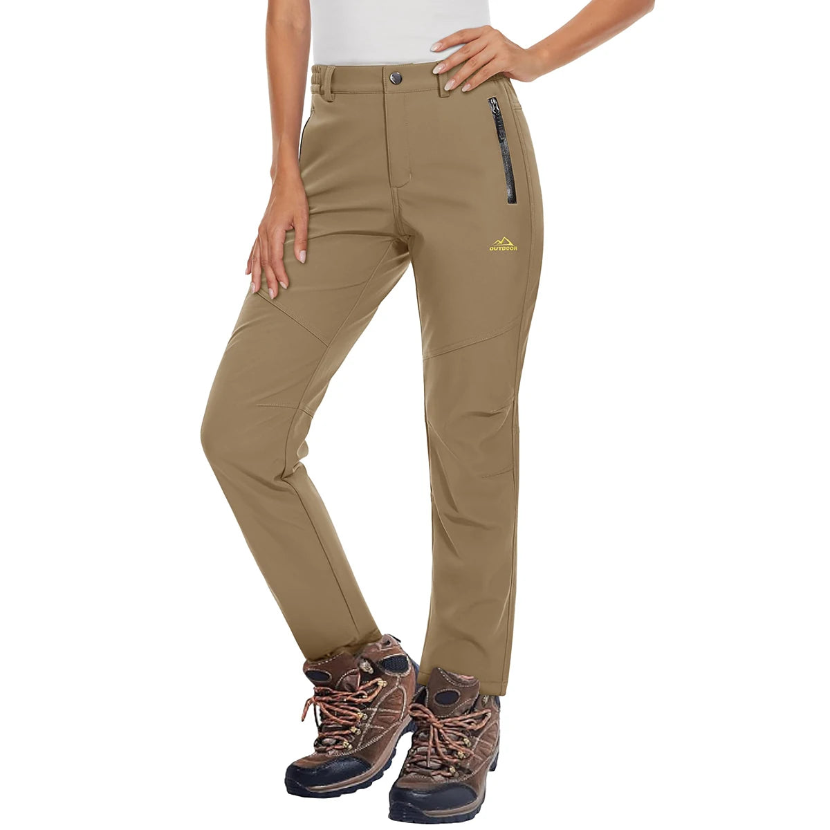 Women's Pants Fleece Lined Waterproof Soft