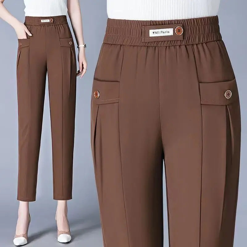 Office Lady Fashion Korean Harlen Pants