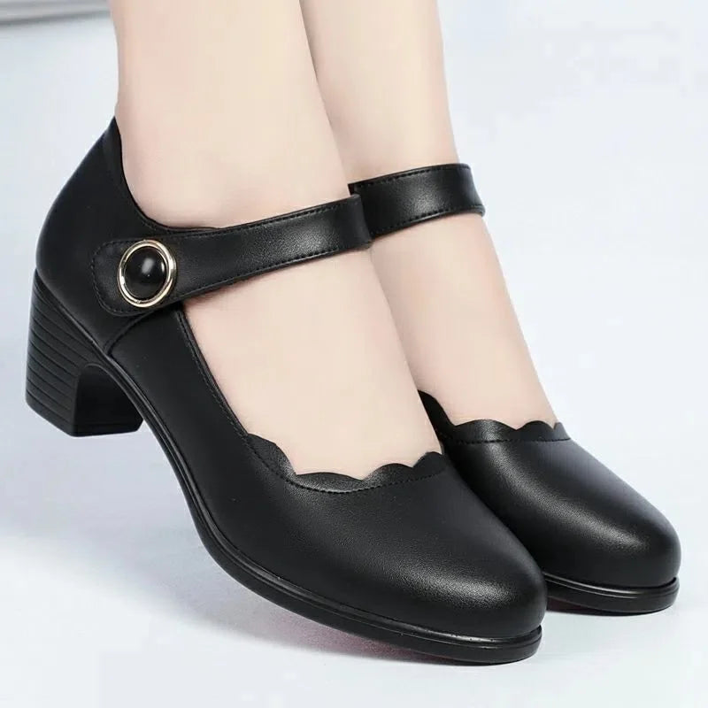 Women Casual European Design High Quality Spring Lace Up Shoes