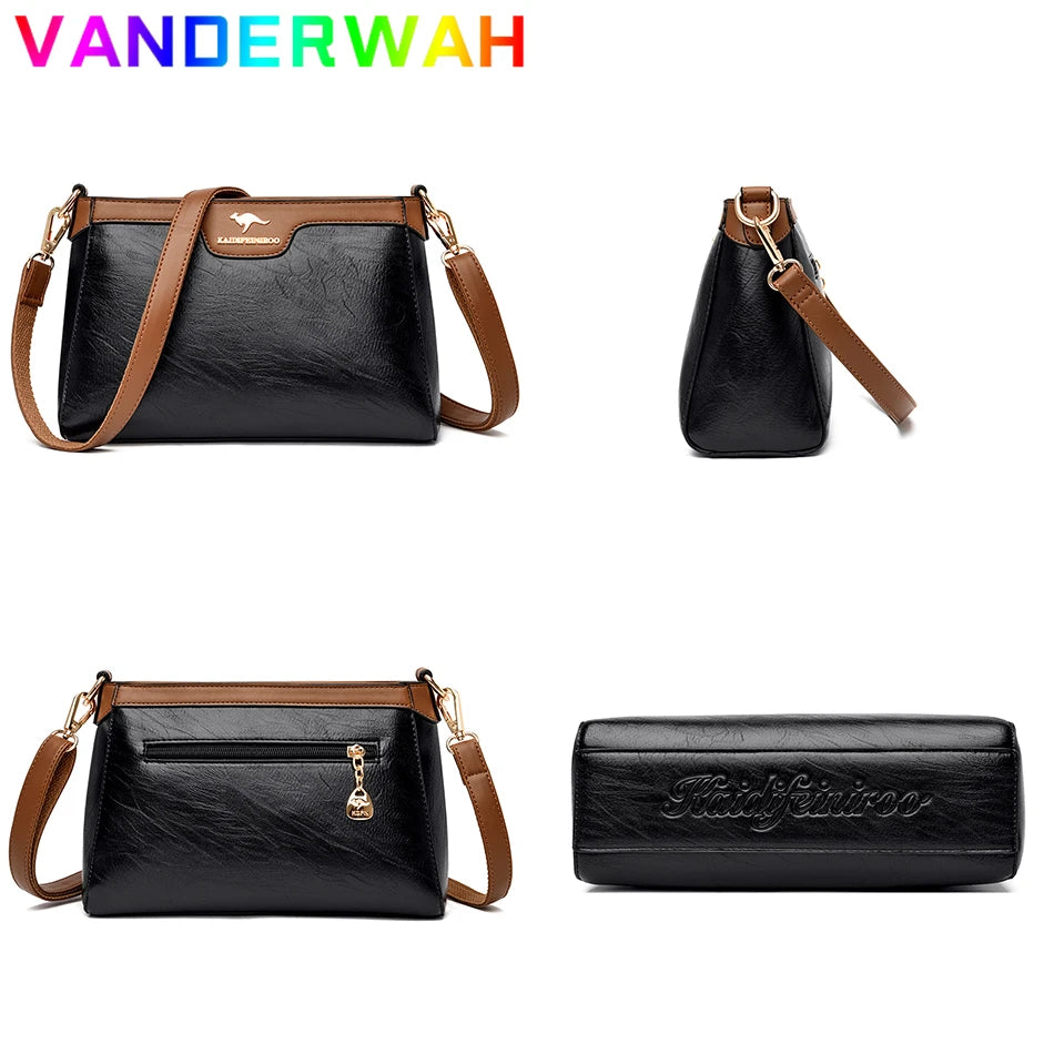 Leather Women Messenger Bag