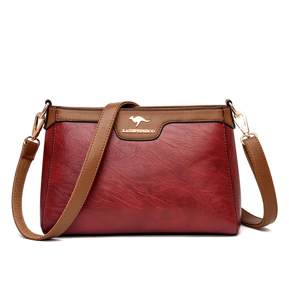 Leather Women Messenger Bag