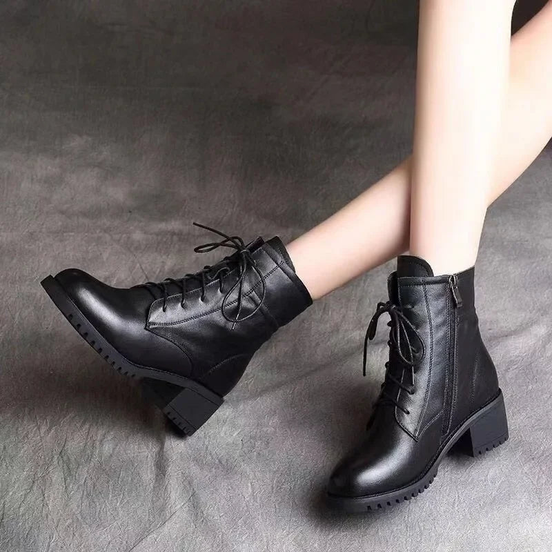 High Quality Ladies Shoes Side Zipper Women's Boots