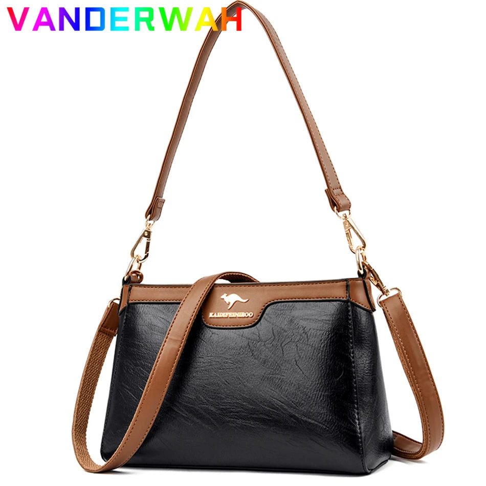 Leather Women Messenger Bag