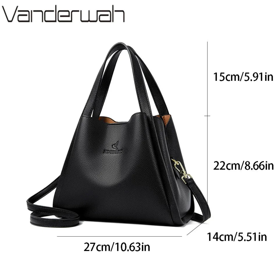 VANDERWAH Genuine Brand Soft Leather