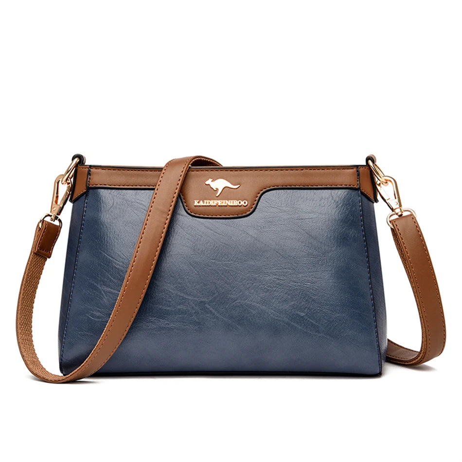 Leather Women Messenger Bag