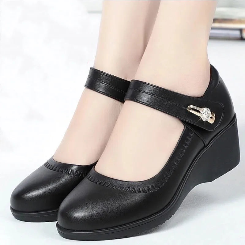 Women Casual European Design High Quality Spring Lace Up Shoes