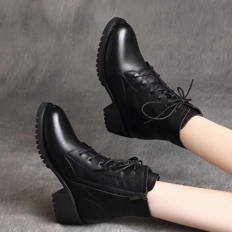 High Quality Ladies Shoes Side Zipper Women's Boots